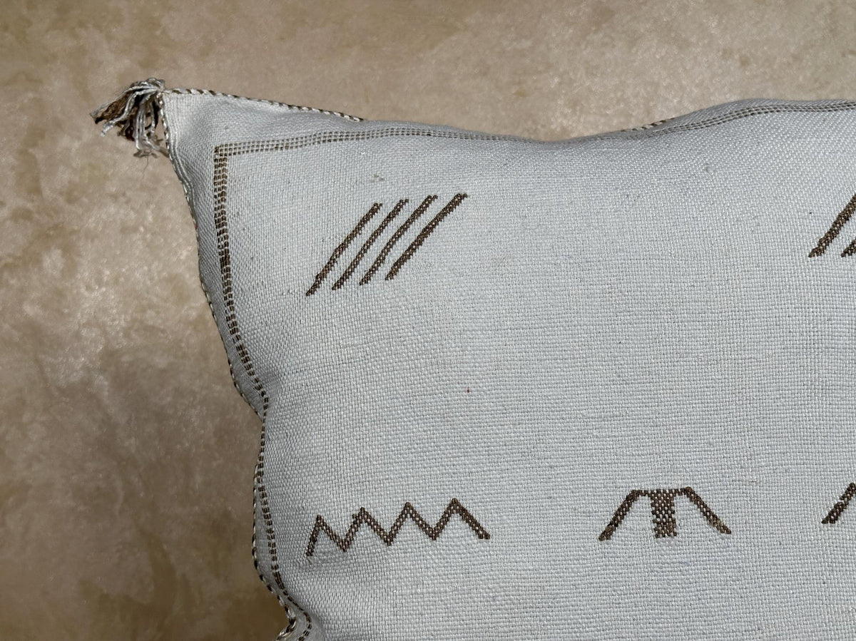 Moroccan Handmade Pillow Cover, Boho Decorative Cushion Case, Embroidered Pillowcase for Sofa Bed Home De - product image 5