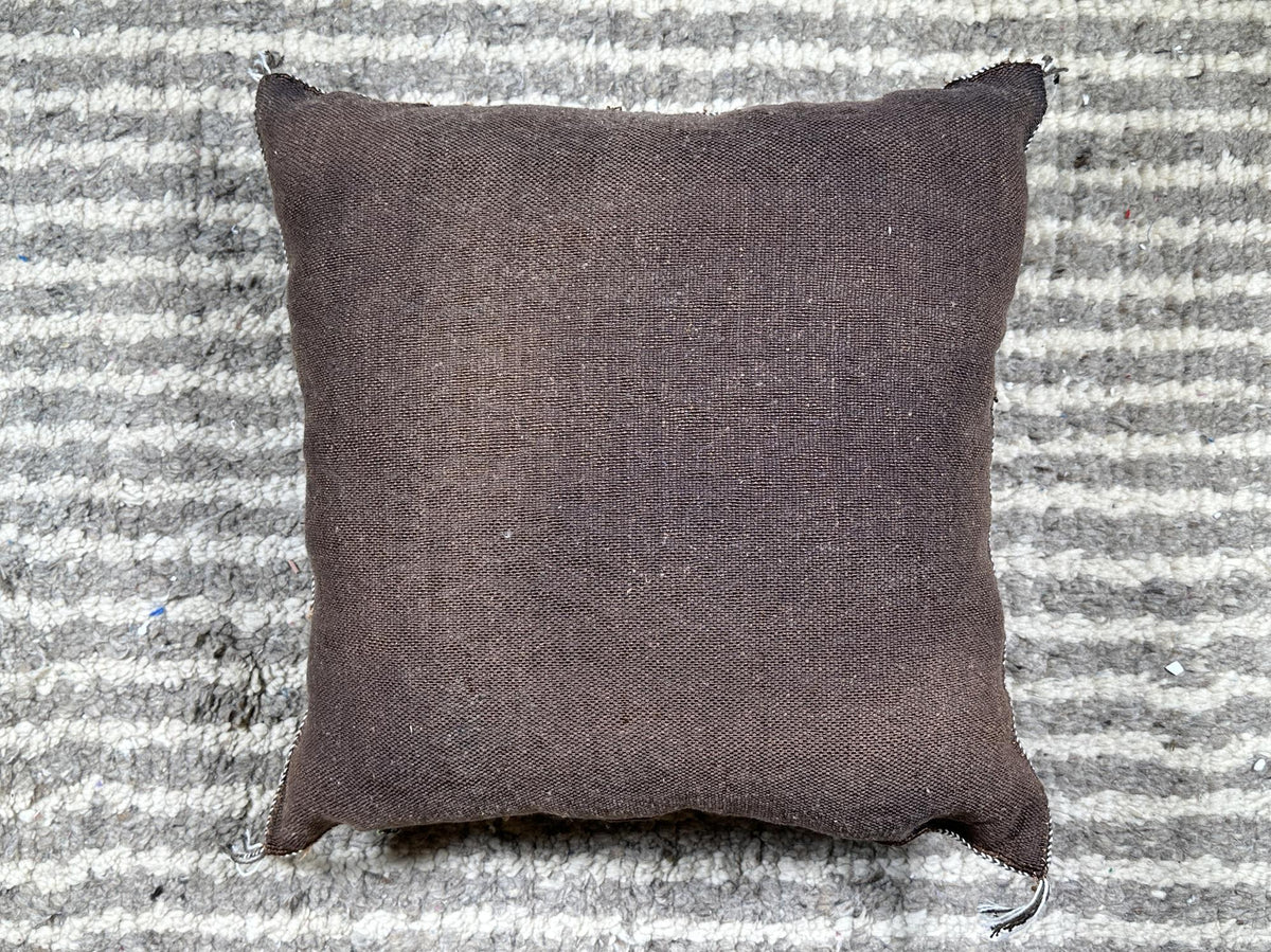 Artisan Moroccan Pillow Cover, Handmade Boho Cushion Case, Embroidered Decorative Pillowcase for Cozy Int - product image 10