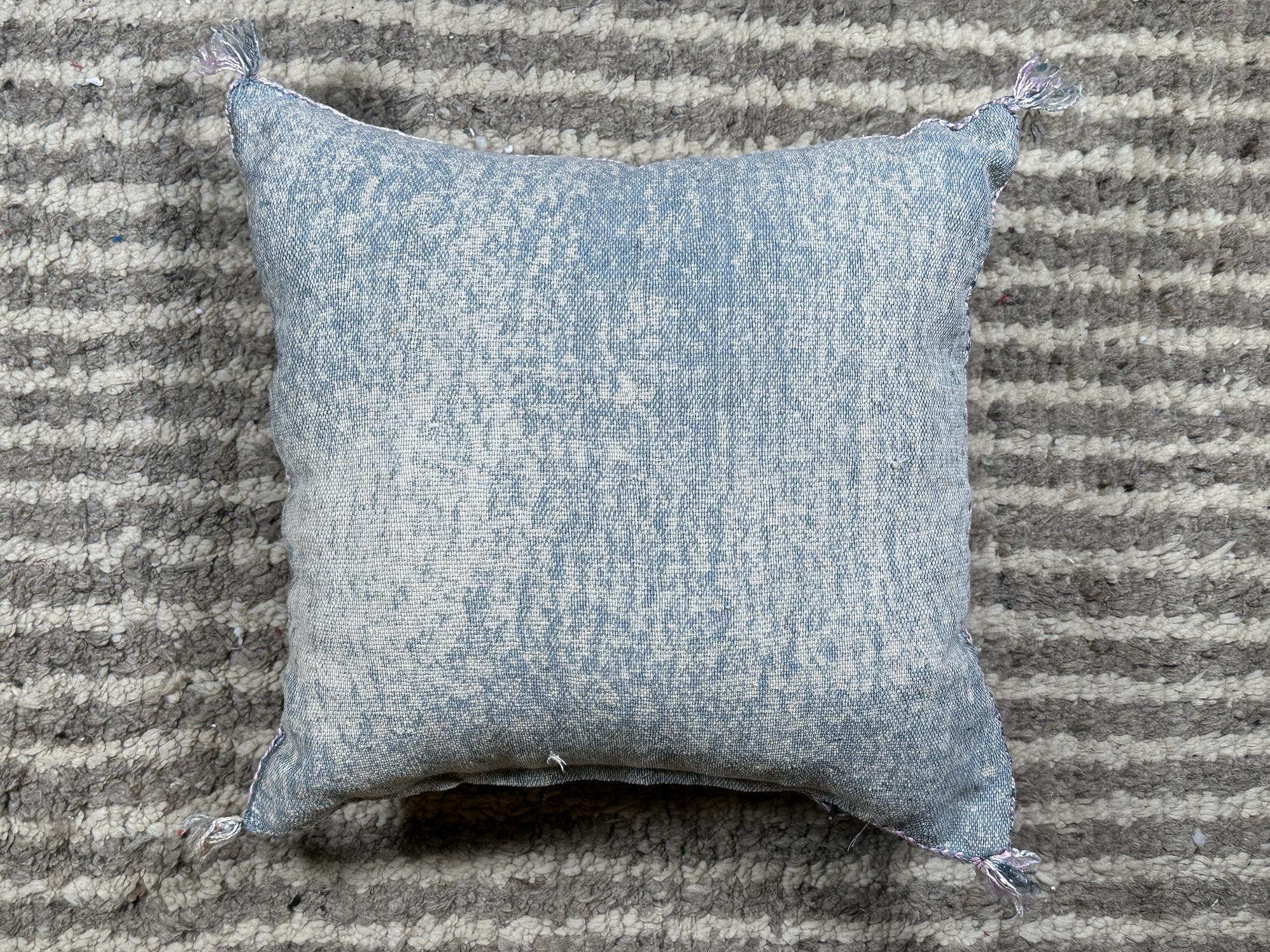 Handmade Moroccan Pillowcase, Boho Embroidered Cushion Cover, Decorative Pillow Cover for Sofa Bed Living - product image 10