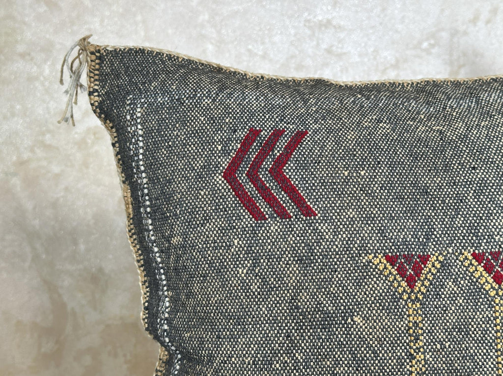 Moroccan Boho Cushion Cover, Handmade Decorative Pillowcase, Artisan Embroidered Pillow Cover for Home St - product image 4