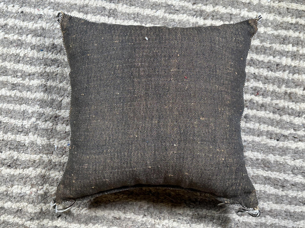 Handmade Embroidered Pillow Cover, Moroccan Boho Cushion Case, Decorative Pillowcase for Sofa Couch Bed D - product image 9