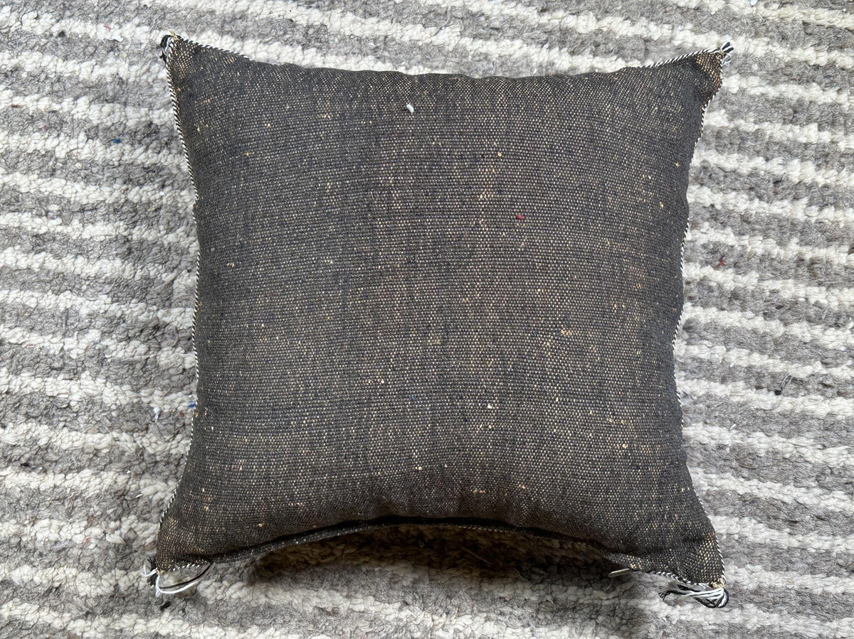 Handmade Embroidered Pillow Cover, Moroccan Boho Cushion Case, Decorative Pillowcase for Sofa Couch Bed D - product image 9