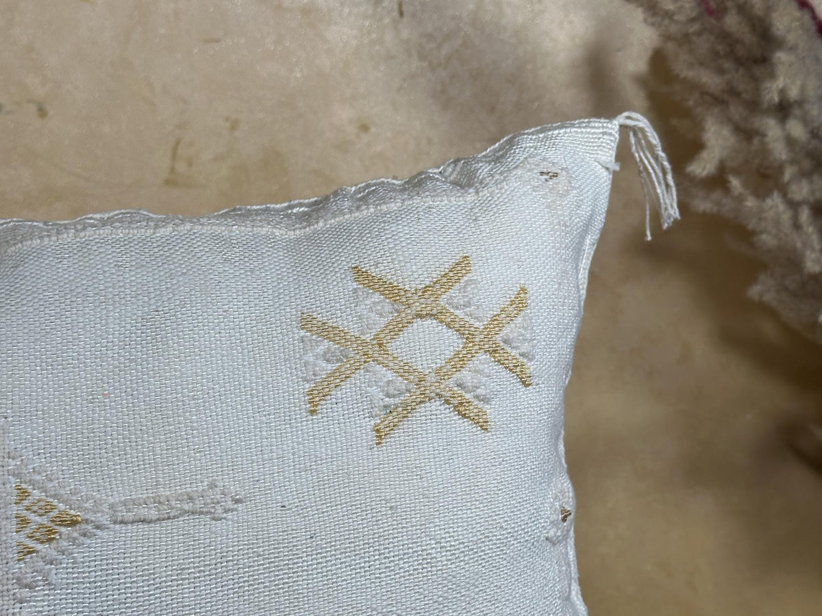 Moroccan Boho Pillow Cover, Handmade Embroidered Cushion Case, Decorative Pillowcase for Living Room Bedr - product image 4