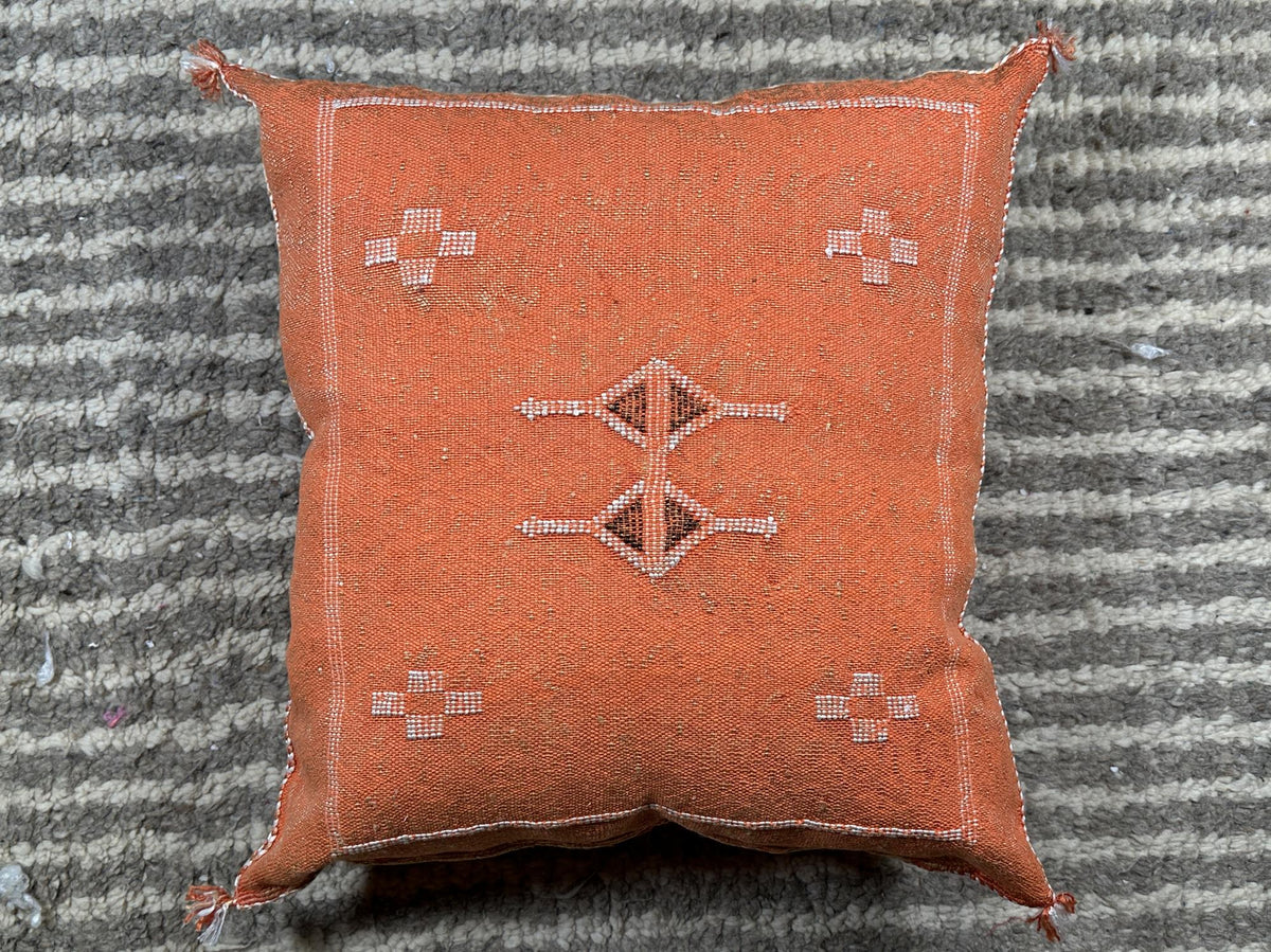 Handmade Embroidered Moroccan Pillow Cover, Boho Cushion Case, Decorative Pillowcase for Sofa Bed Living - product image 9