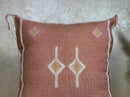 Handmade Moroccan Boho Pillow Cover, Embroidered Cushion Case, Decorative Artisan Pillowcase for Cozy Hom - product image 2