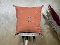 Handmade Embroidered Moroccan Pillow Cover, Boho Cushion Case, Decorative Pillowcase for Sofa Bed Living - product image 1