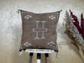 Moroccan Pillow Cover, Handmade Boho Cushion Case, Artisan Embroidered Decorative Pillowcase for Home Dec - product image 1