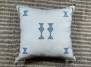 Handmade Moroccan Pillow Cover, Navy Boho Cushion, Kilim Cactus Silk Pillow for Sofa Bed Bench - product image 10