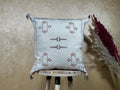 Navy Kilim Pillow Cover, Handmade Moroccan Cushion, Boho Cactus Silk Pillowcase for Cozy Decor - product image 1