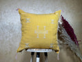 Handmade Silk Pillow Cover, Moroccan Pillow, Boho Pillow, Kilim Pillow Cover, Sabra Silk Pillow, Sofa Cus - product image 1