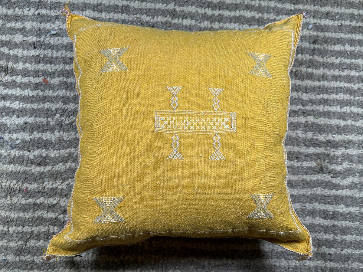 Handmade Silk Pillow Cover, Moroccan Pillow, Boho Pillow, Kilim Pillow Cover, Sabra Silk Pillow, Sofa Cus - product image 10