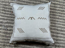Neutral Boho Pillow Cover, Moroccan Pillow, Sabra Silk Pillow, Berber Pillow, Kilim Pillows, Handmade Cou - product image 9