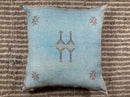 Handmade Moroccan Pillow Cover, Boho Pillow Cover, Sabra Silk Pillow, Berber Pillow, Turkish Pillow, Neut - product image 10