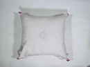 Boho Moroccan Silk Pillow Cover, Cream Ivory Beige Embroidery, Taupe Gold Geometric Tribal Pillowcase for - product image 8
