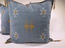 Moroccan Silk Cushion Cover, Handmade Embroidered Pillowcase, Boho Sofa Couch Bed Decor - product image 3
