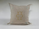 Moroccan Handmade Silk Pillow Cover, Embroidered Cushion Case, Boho Kilim Style Decor - product image 1