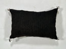 Dark Brown Cactus Silk Pillow Cover, Moroccan Boho Lumbar Cushion, Handmade Kilim Sofa Pillow, Gift for H - product image 7