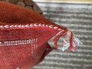 Moroccan Silk Pillow Cover, Handmade Boho Pillowcase, Elegant Terracotta Tribal Accent, Custom Sizes for - product image 6