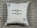 Handmade Moroccan Silk Pillow Cover, Neutral Boho Tribal Cushion Pillowcase, Custom Size Sofa Couch Floor - product image 8