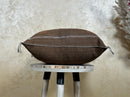 Handmade Moroccan Silk Pillow Cover, Brown Boho Tribal Pillowcase, Neutral Kilim Style Cushion Cover, Cus - product image 7
