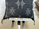 Moroccan Silk Pillow Cover, Handmade Boho Black Tribal Pillowcase, Custom Sizes, Sofa & Floor Cushion Dec - product image 2