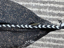 Moroccan Silk Pillow Cover, Handmade Boho Black Tribal Pillowcase, Custom Sizes, Sofa & Floor Cushion Dec - product image 9