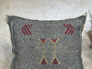 Moroccan Boho Cushion Cover, Handmade Decorative Pillowcase, Artisan Embroidered Pillow Cover for Home St - product image 2