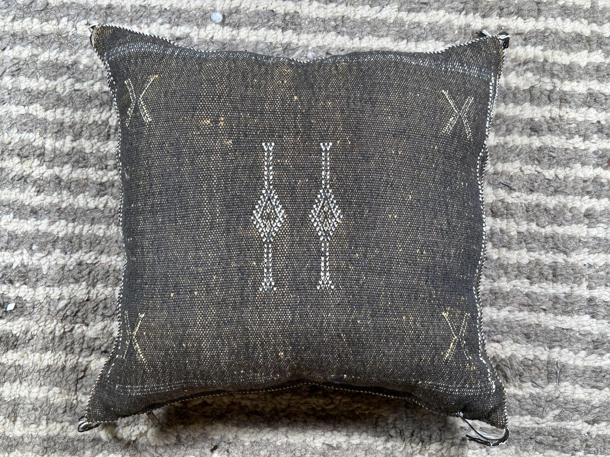 Handmade Embroidered Pillow Cover, Moroccan Boho Cushion Case, Decorative Pillowcase for Sofa Couch Bed D - product image 8