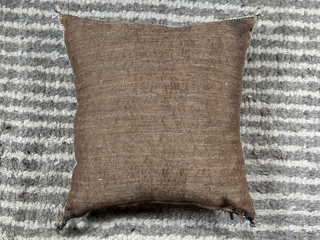 Moroccan Pillow Cover, Handmade Boho Cushion Case, Artisan Embroidered Decorative Pillowcase for Home Dec - product image 9