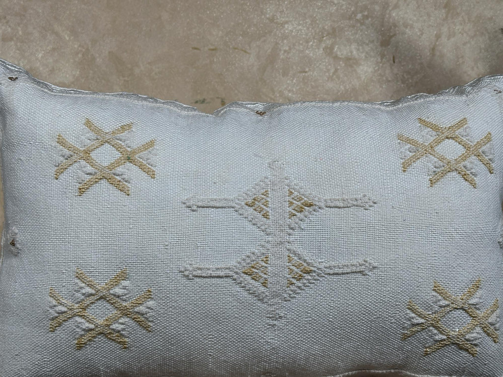 Moroccan Boho Pillow Cover, Handmade Embroidered Cushion Case, Decorative Pillowcase for Living Room Bedr - product image 3