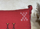 Artisan Moroccan Pillow Cover, Handmade Boho Cushion Case, Embroidered Decorative Pillowcase for Sofa Bed - product image 4