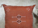 Handmade Moroccan Cushion Cover, Boho Decorative Pillowcase, Artisan Embroidered Pillow Cover for Couch B - product image 2