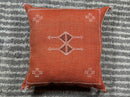 Handmade Moroccan Cushion Cover, Boho Decorative Pillowcase, Artisan Embroidered Pillow Cover for Couch B - product image 9