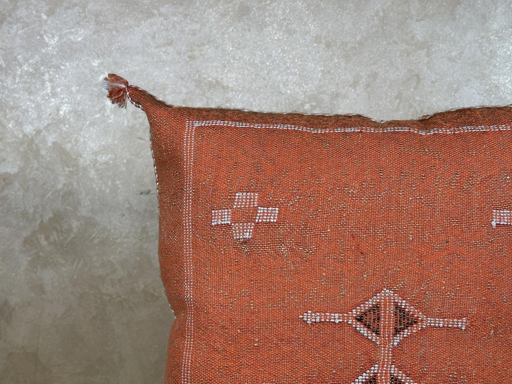 Handmade Embroidered Moroccan Pillow Cover, Boho Cushion Case, Decorative Pillowcase for Sofa Bed Living - product image 4