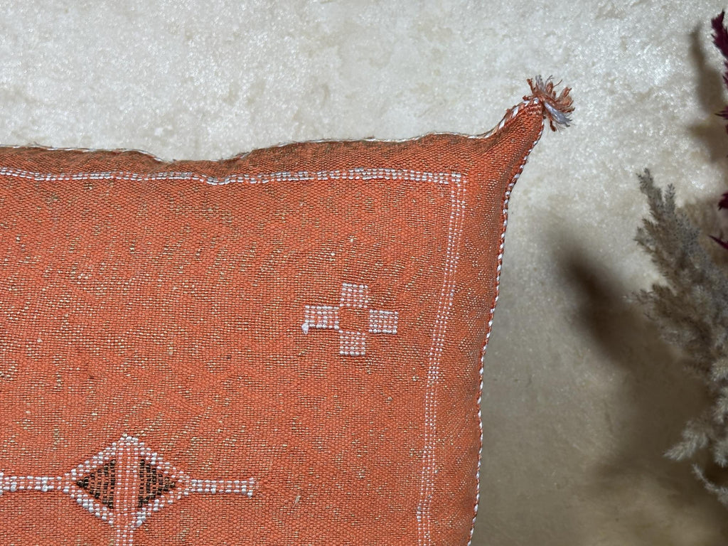 Handmade Embroidered Moroccan Pillow Cover, Boho Cushion Case, Decorative Pillowcase for Sofa Bed Living - product image 3