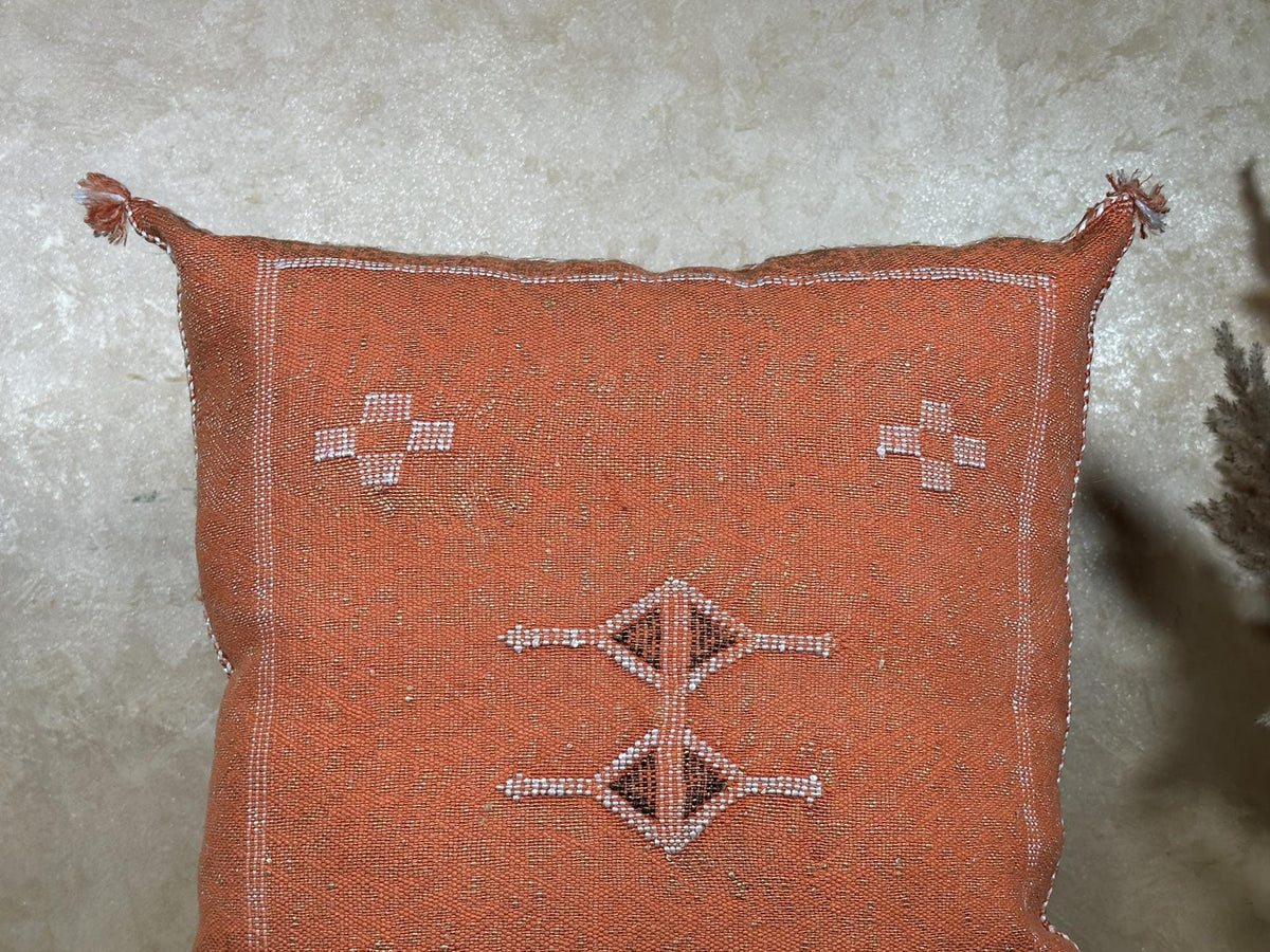 Handmade Embroidered Moroccan Pillow Cover, Boho Cushion Case, Decorative Pillowcase for Sofa Bed Living - product image 2