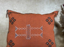 Moroccan Artisan Pillow Cover, Handmade Boho Cushion Case, Embroidered Decorative Pillowcase for Couch So - product image 2