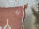 Handmade Moroccan Boho Pillow Cover, Embroidered Cushion Case, Decorative Artisan Pillowcase for Cozy Hom - product image 3