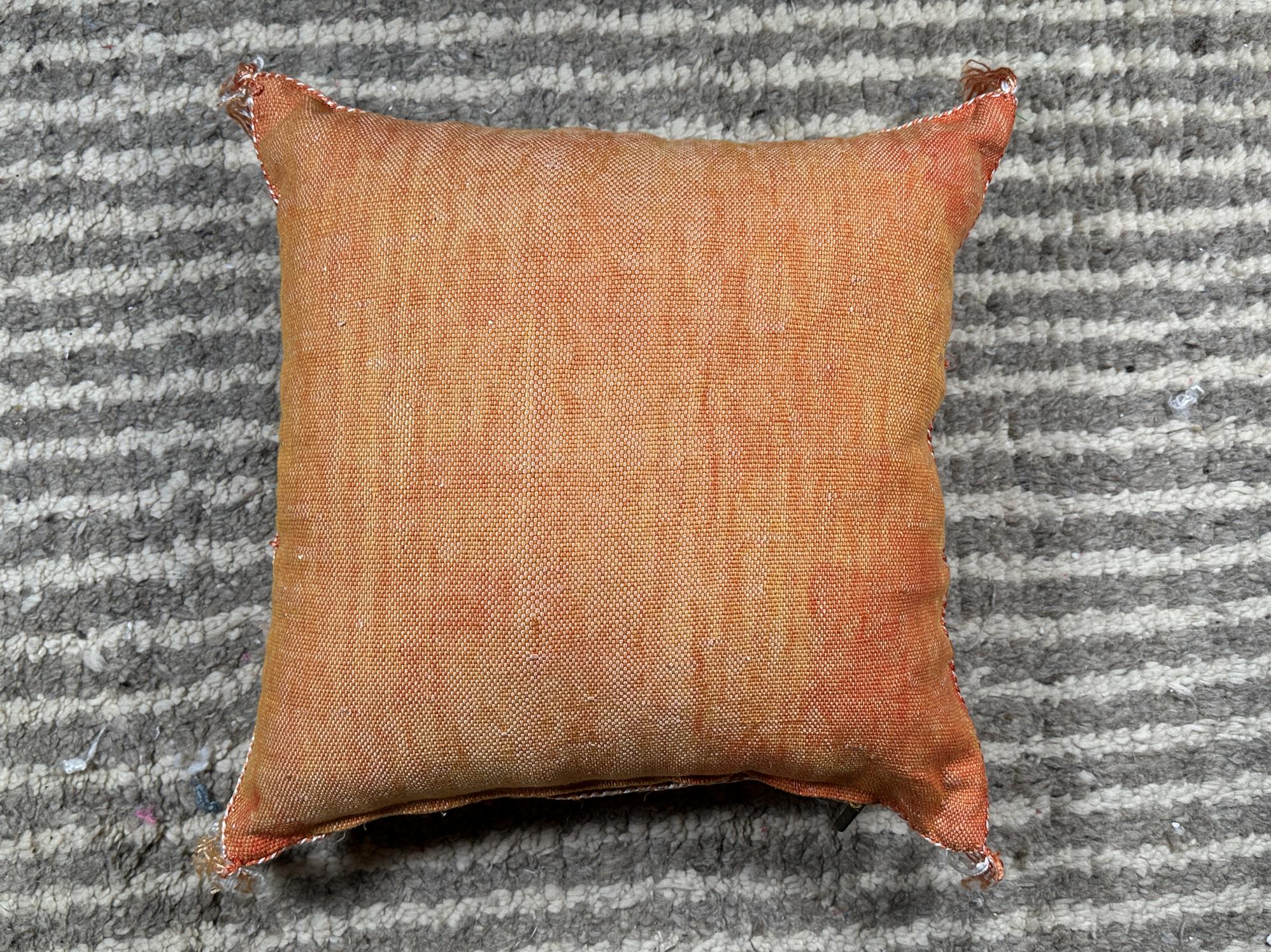 Boho Decorative Pillow Cover, Handmade Moroccan Cushion Case, Artisan Embroidered Pillowcase for Sofa Bed - product image 10