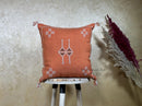 Boho Moroccan Pillowcase, Handmade Decorative Cushion Cover, Artisan Embroidered Pillow Cover for Cozy Ho - product image 10