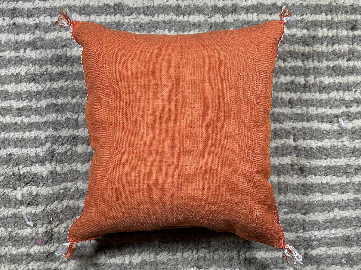 Boho Moroccan Pillowcase, Handmade Decorative Cushion Cover, Artisan Embroidered Pillow Cover for Cozy Ho - product image 9