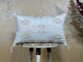 Moroccan Boho Pillow Cover, Handmade Embroidered Cushion Case, Decorative Pillowcase for Living Room Bedr - product image 1