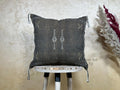 Handmade Embroidered Pillow Cover, Moroccan Boho Cushion Case, Decorative Pillowcase for Sofa Couch Bed D - product image 1