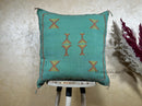 Moroccan Decorative Pillow Cover, Handmade Embroidered Cushion Case, Boho Home Decor Pillowcase for Couch - product image 1