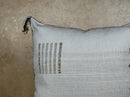 Boho Kilim Pillow Cover, Navy Moroccan Cushion, Handmade Cactus Silk Pillow for Sofa Couch Bed - product image 5