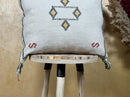 Handmade Navy Pillow Cover, Moroccan Boho Pillow, Cactus Silk Kilim Cushion Cover for Sofa Decor - product image 2