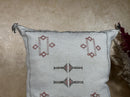 Navy Kilim Pillow Cover, Handmade Moroccan Cushion, Boho Cactus Silk Pillowcase for Cozy Decor - product image 3