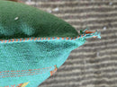 Teal Moroccan Sabra Pillow Cover, Handmade Boho Cushion, Embroidered Silk Pillowcase, Turquoise Boho Pill - product image 7
