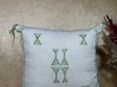 Moroccan Silk Pillow Cover, Kilim Pillows, Boho Pillow Cover, Sabra Silk Pillow, Berber Cushion, Handmade - product image 3