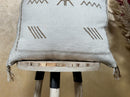 Neutral Boho Pillow Cover, Moroccan Pillow, Sabra Silk Pillow, Berber Pillow, Kilim Pillows, Handmade Cou - product image 6
